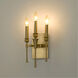 Landon 3 Light 8 inch Brushed Champagne Bronze Wall Sconce Wall Light